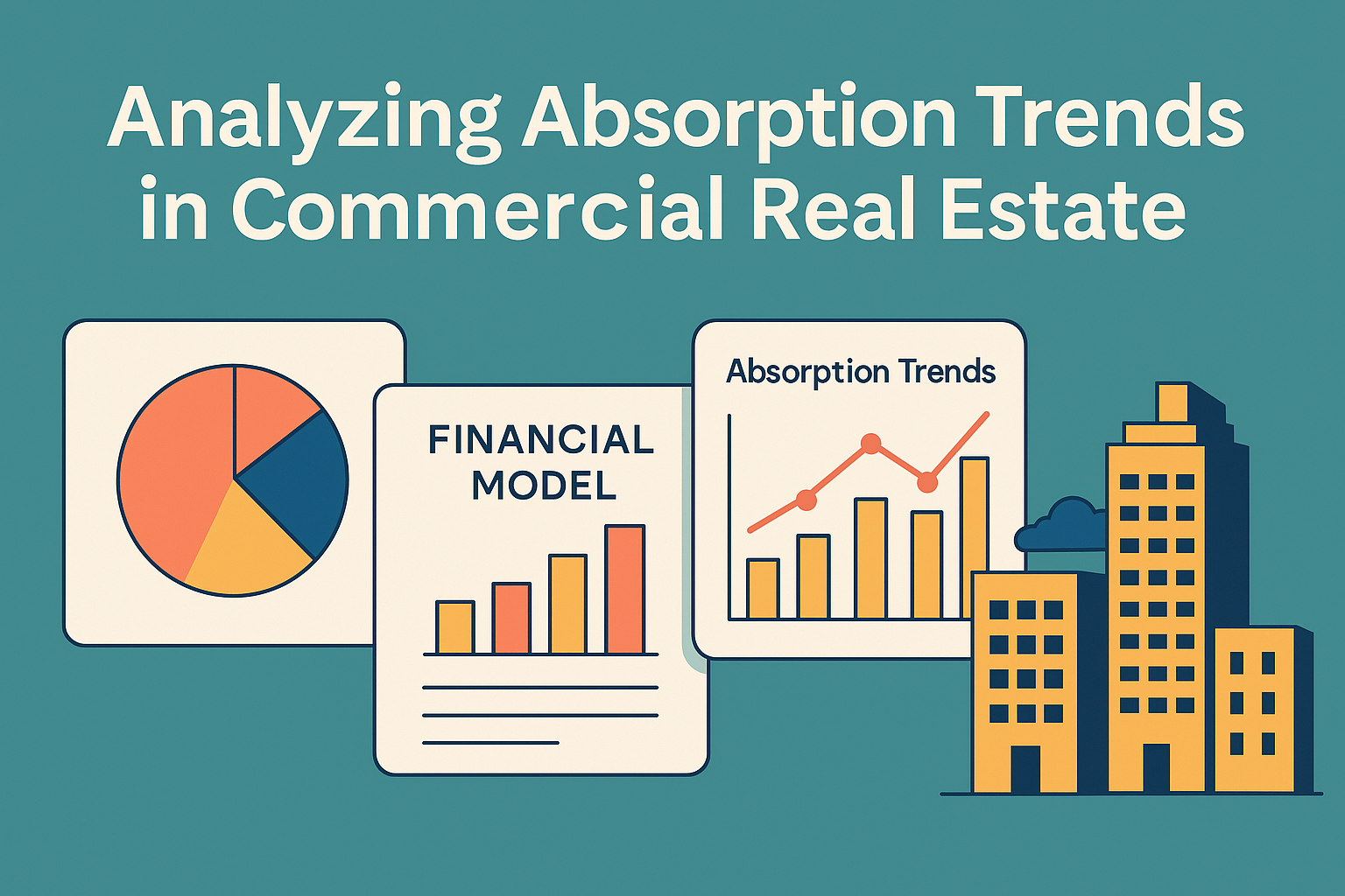Aerial view of a commercial development showing how developers decide what to build on a property